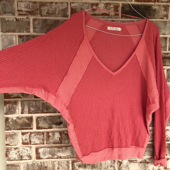 NEW Free People Santa Clara Slouchy Thermal Top S - Picture 6 of 15